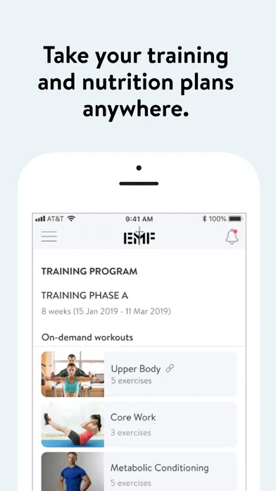 Скриншоты EMF Coach