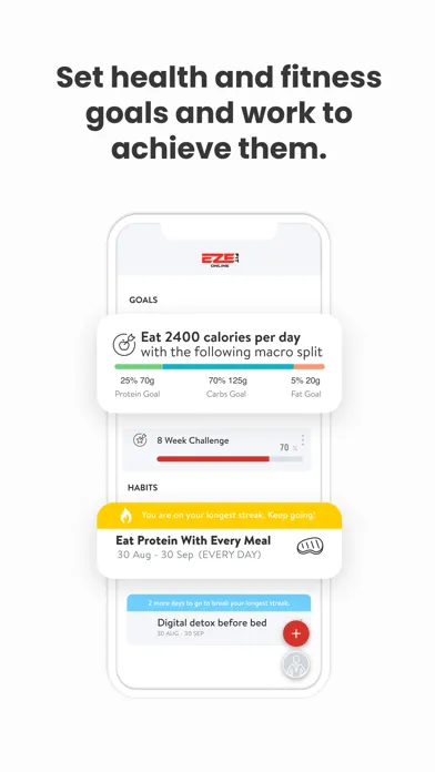 Capturas de tela do Eze Fit Online