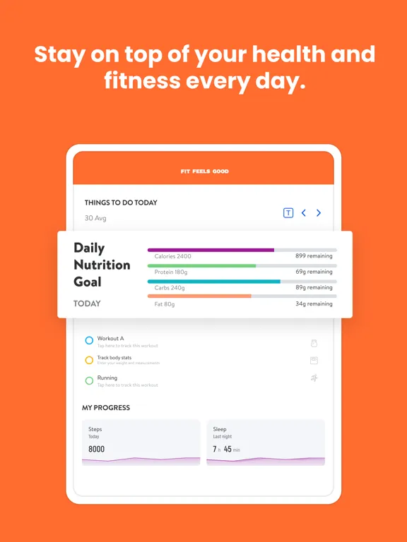 Fit Feels Good iPad  스크린샷