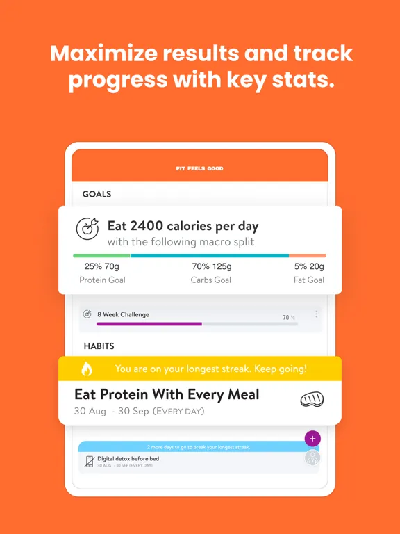 Fit Feels Good iPad  스크린샷