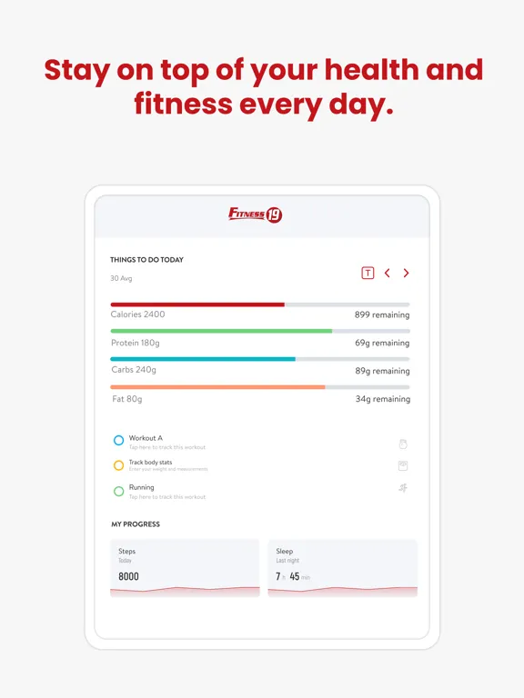 Fitness19 Pittsburgh iPad  স্ক্রিনশট
