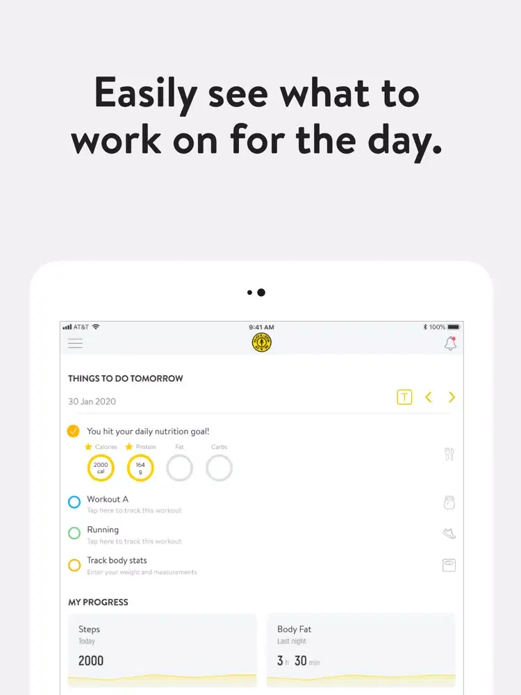 Golds Gym WA and OR Training iPad 应用截图