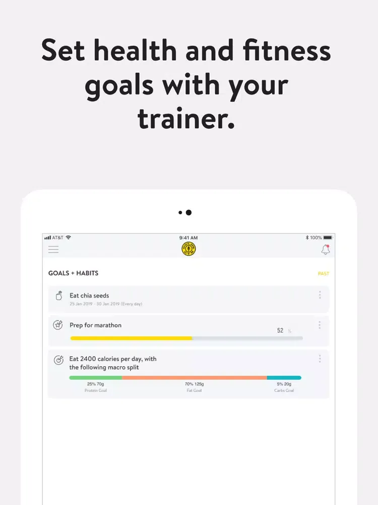 Golds Gym WA and OR Training iPad 应用截图