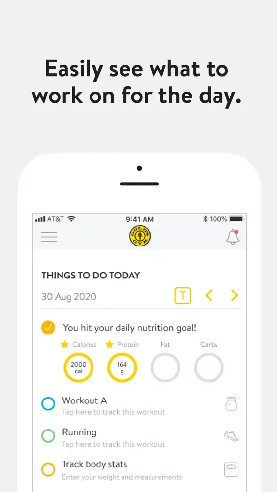 Golds Gym WA and OR Training应用截图