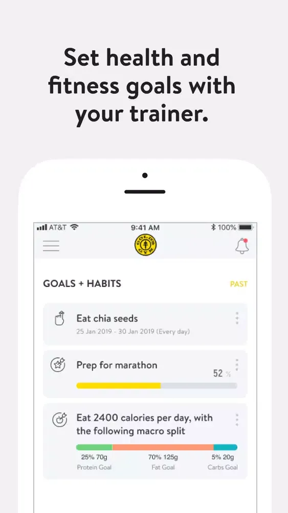 Golds Gym WA and OR Training应用截图