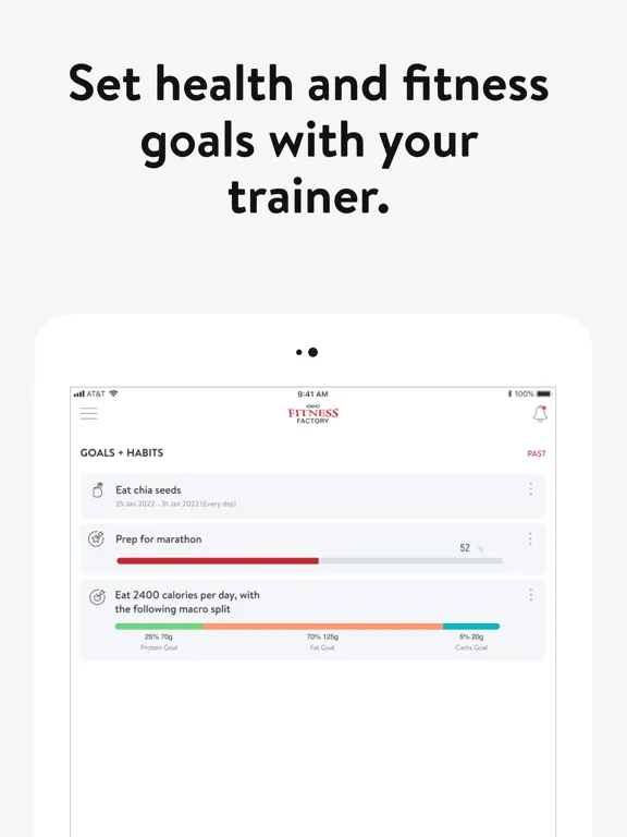 Zrzuty ekranu Idaho Fitness Factory iPad 