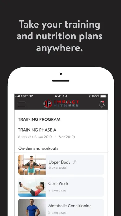 Capturas de pantalla de Impact Fitness