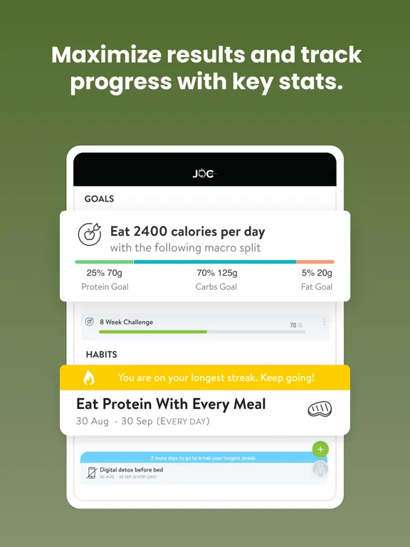 JOC Transformation Academy iPad  Screenshots