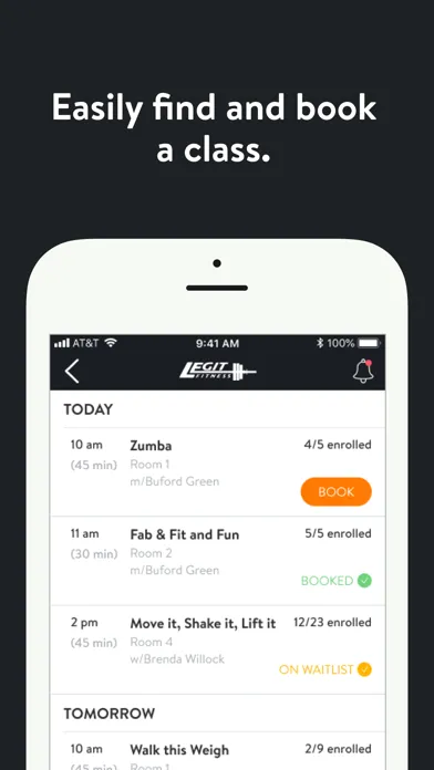 Captures d'écran de Legit Fit Mobile