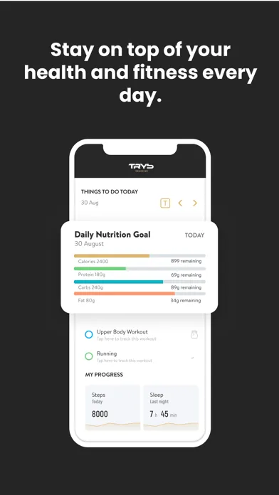ภาพหน้าจอของ TRYB COACHING
