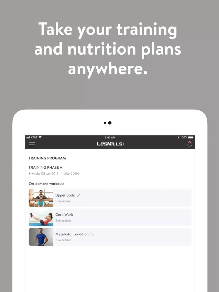 صور LES MILLS Coach iPad 