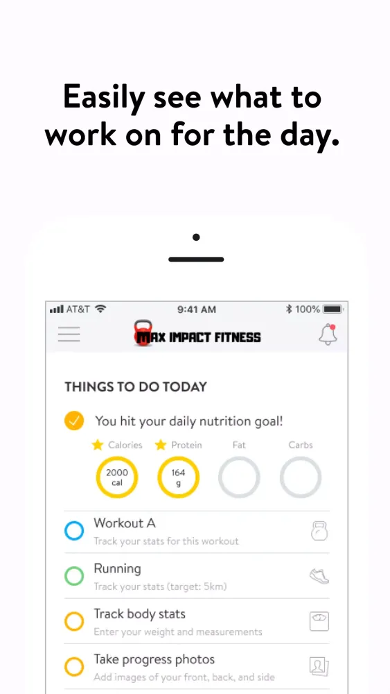 MAX IMPACT Fitness Ekran Görüntüleri
