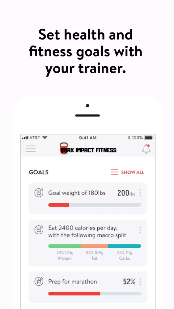 MAX IMPACT Fitness Ekran Görüntüleri