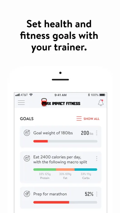 MAX IMPACT Fitness Screenshots