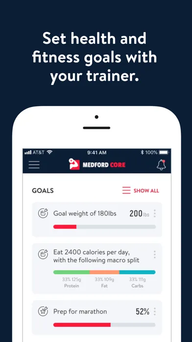 Medford Core Personal Training Screenshots