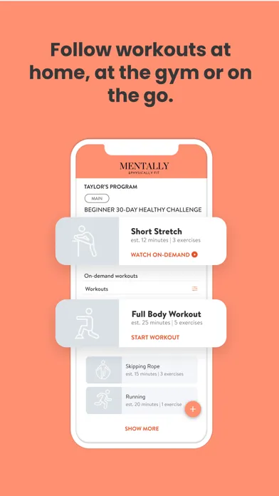 ภาพหน้าจอของ Mentally Physically Fit