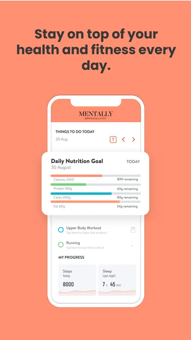 ภาพหน้าจอของ Mentally Physically Fit