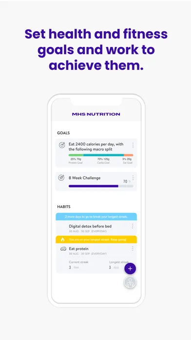 MHS Nutrition Ekran Görüntüleri