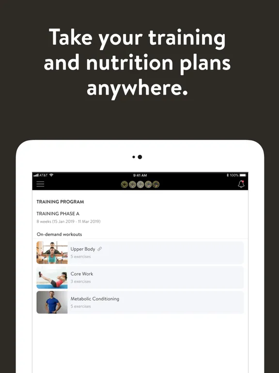 Capturas de pantalla de Midpoint Fitness iPad 