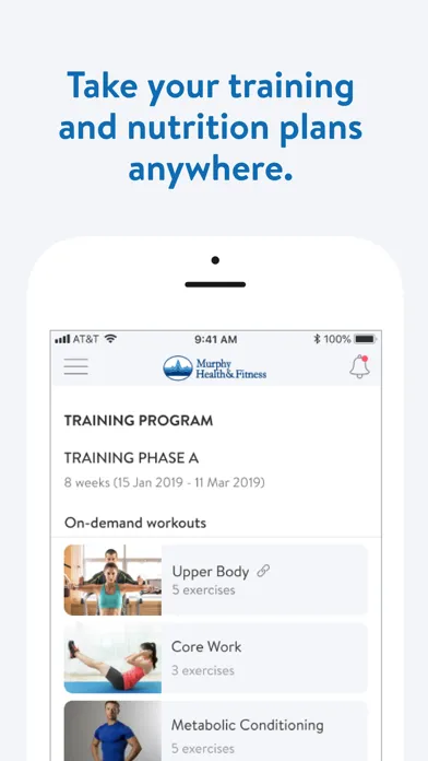 Ảnh chụp màn hình của Murphy Health and Fitness