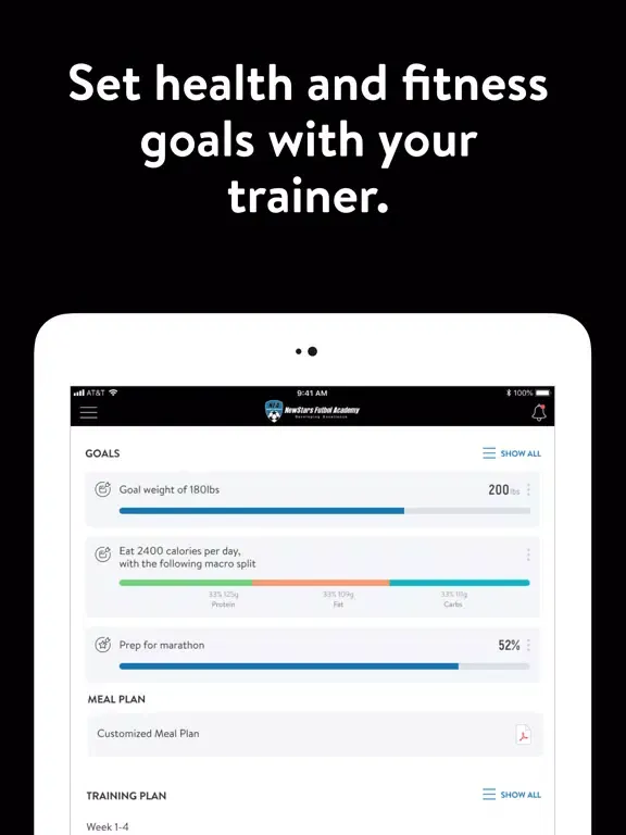 Capturas de tela do Newstars Futbol Academy iPad 