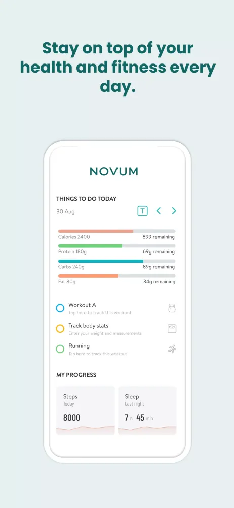 Capturas de pantalla de NOVUM Coaching