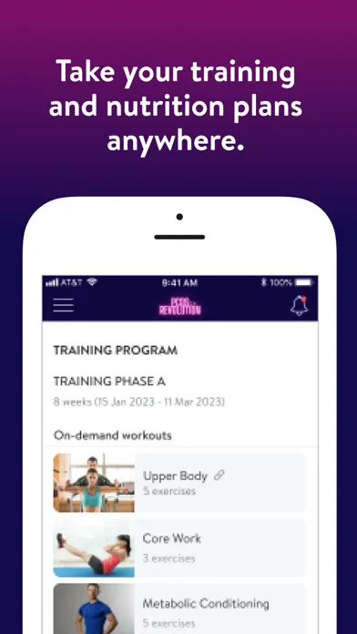 Zrzuty ekranu PCOS Revolution Lifestyle App
