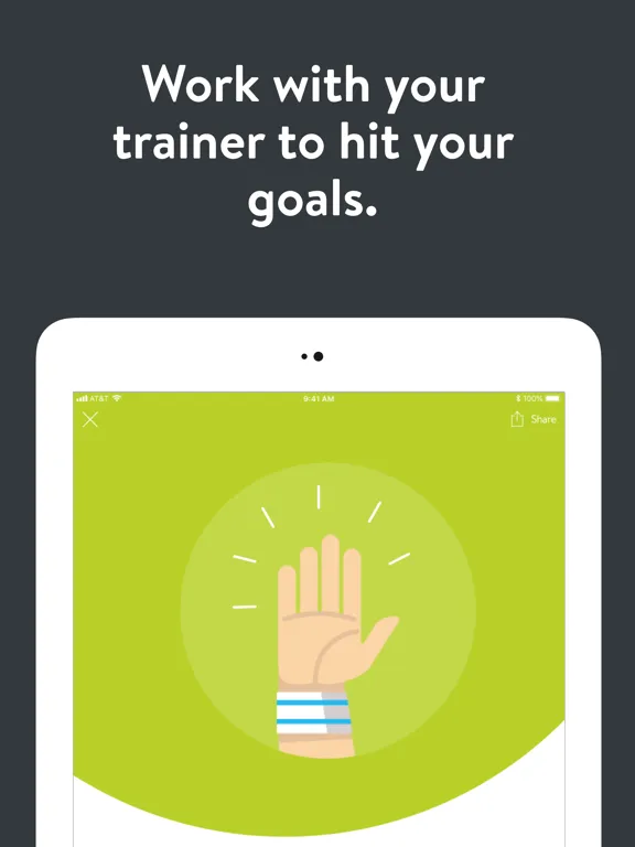 Capturas de tela do PROOF FITNESS Online iPad 