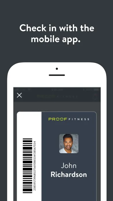 Capturas de tela do PROOF FITNESS Online