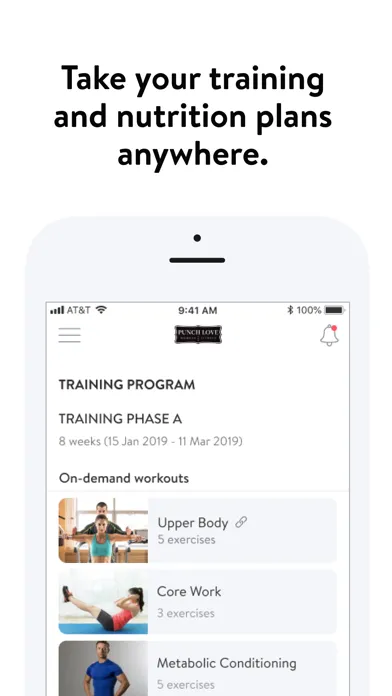 Punch Love PT Weightloss Coach Screenshots