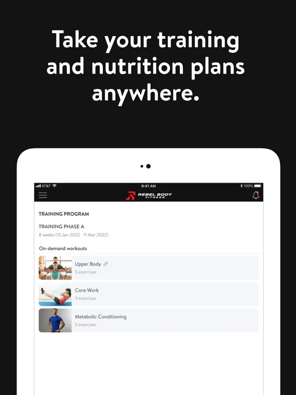 صور Rebel Body Fitness iPad 