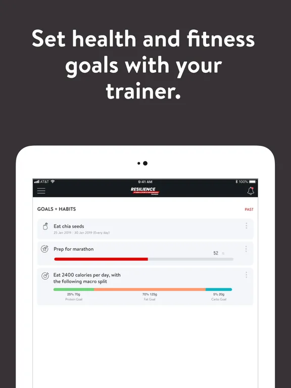 Capturas de pantalla de Resilience Training Mobile iPad 