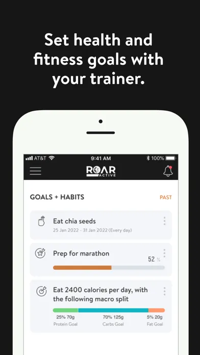 Tangkapan skrin ROAR Active Coaching Platform