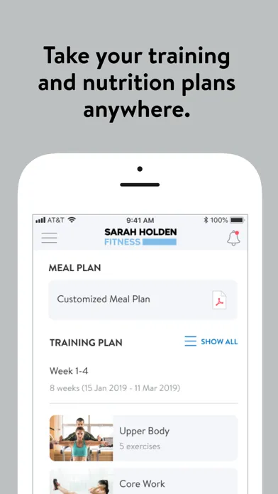 Sarah Holden Fitness স্ক্রিনশট