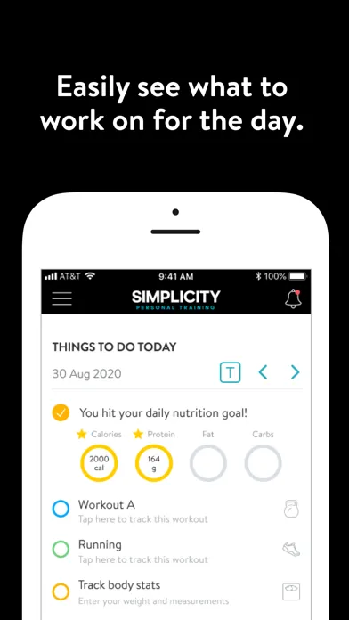 Simplicity Personal Training Ekran Görüntüleri