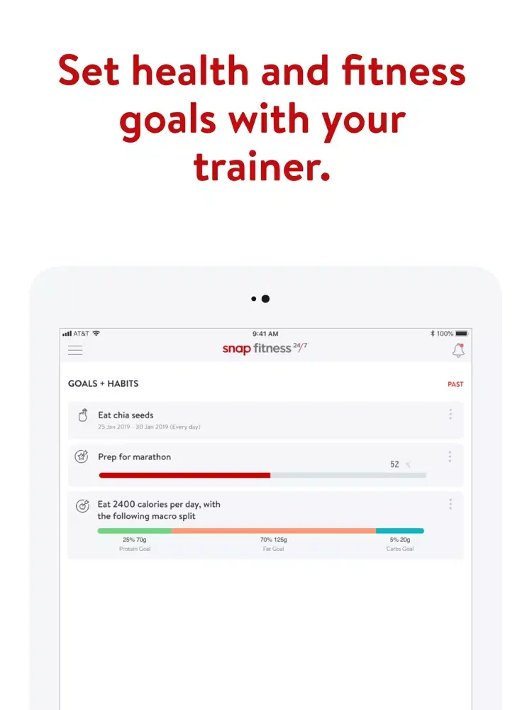 Snap Fitness Charles City App iPad  Screenshots