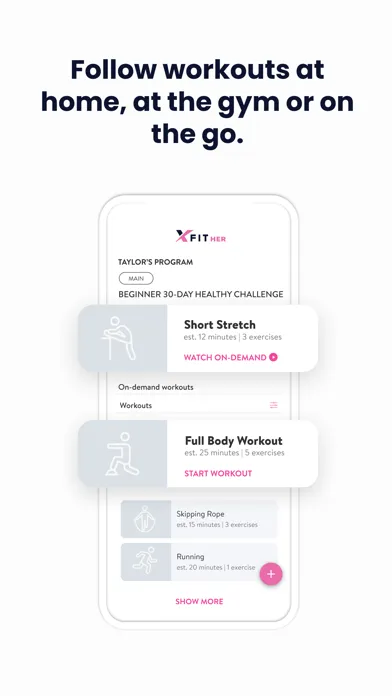 XFit HER Screenshots