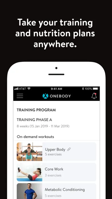 Tangkapan skrin OneBody by Dr Trevor Kashey