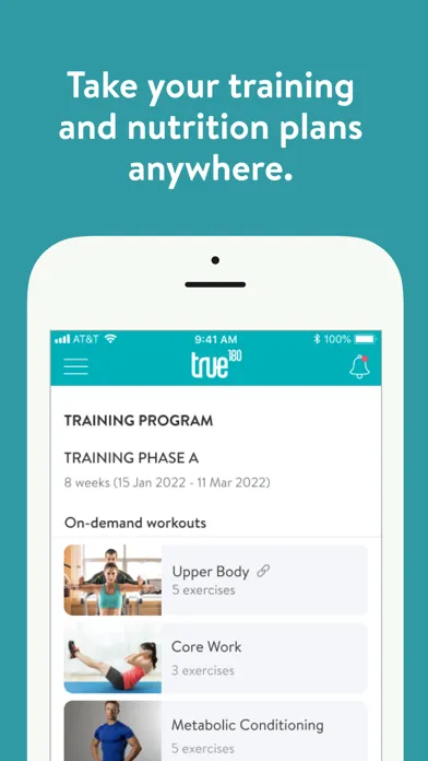 Capturas de tela do True 180 Personal Training LLC