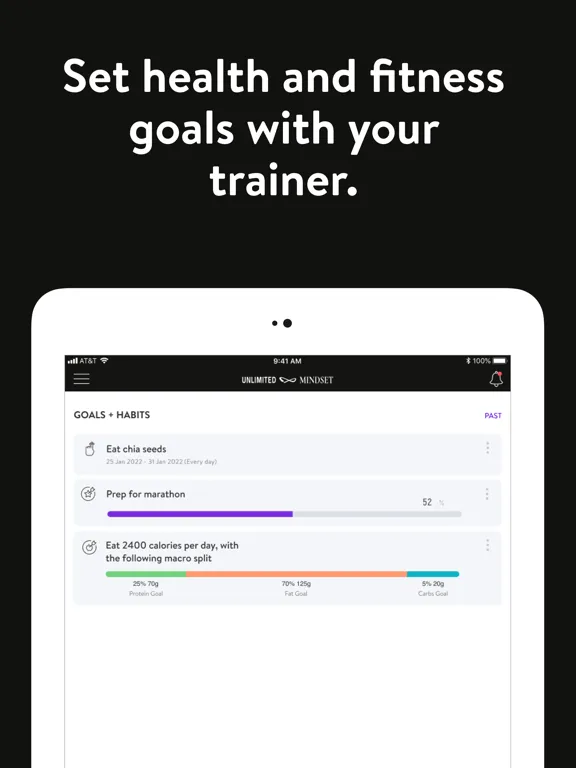 صور Unlimited Mindset Wellness App iPad 