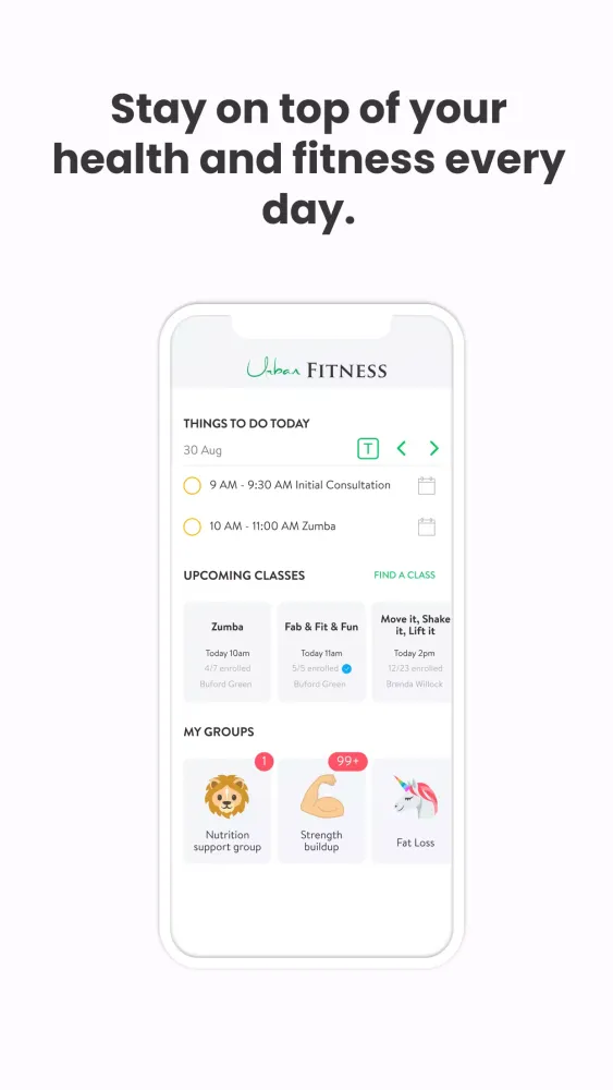 Tangkapan skrin Urban Fitness