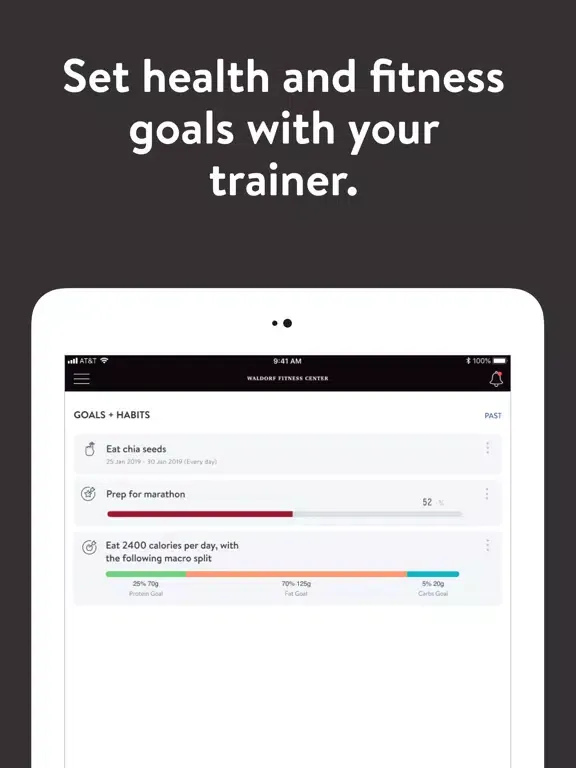 Zrzuty ekranu Waldorf.Fitness.Center iPad 