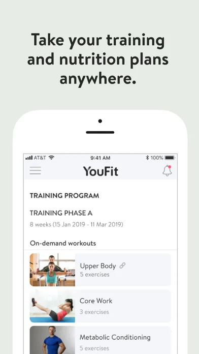 Capturas de tela do YouFit Gyms