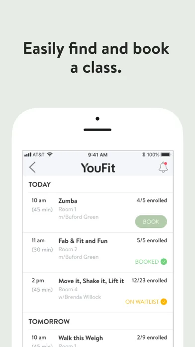 Capturas de tela do YouFit Gyms