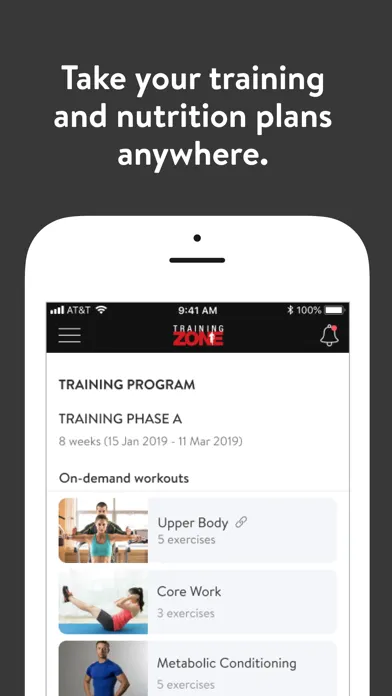 Training Zone App应用截图