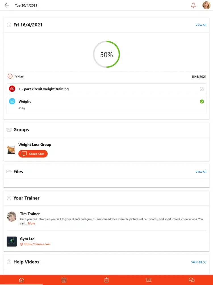 White Label App iPad  Ekran Görüntüleri