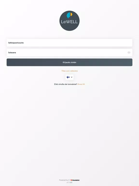 LeWELL Valmennus iPad  스크린샷