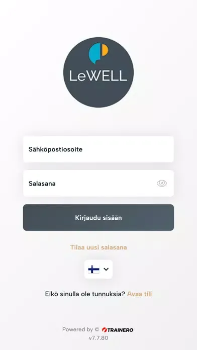 LeWELL Valmennus应用截图