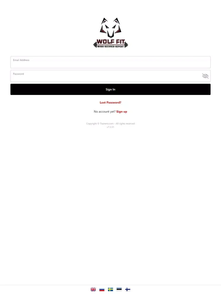 Capturas de pantalla de Wolf Fit App iPad 
