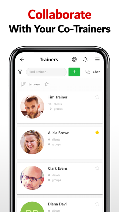 Capturas de pantalla de Trainero Coach App